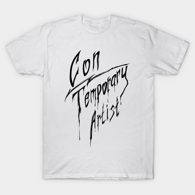 Con|Temporary Artist T-Shirt by Averinartprint